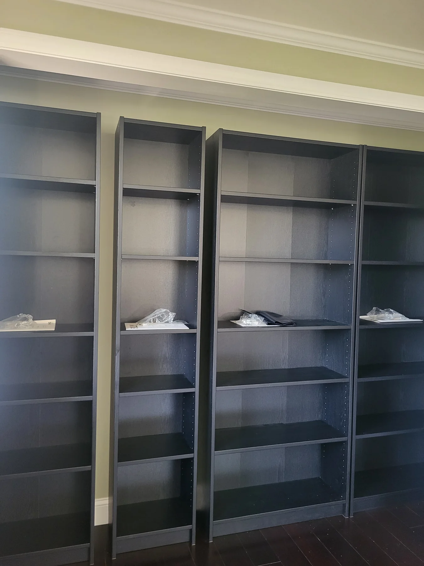 Shelving installation