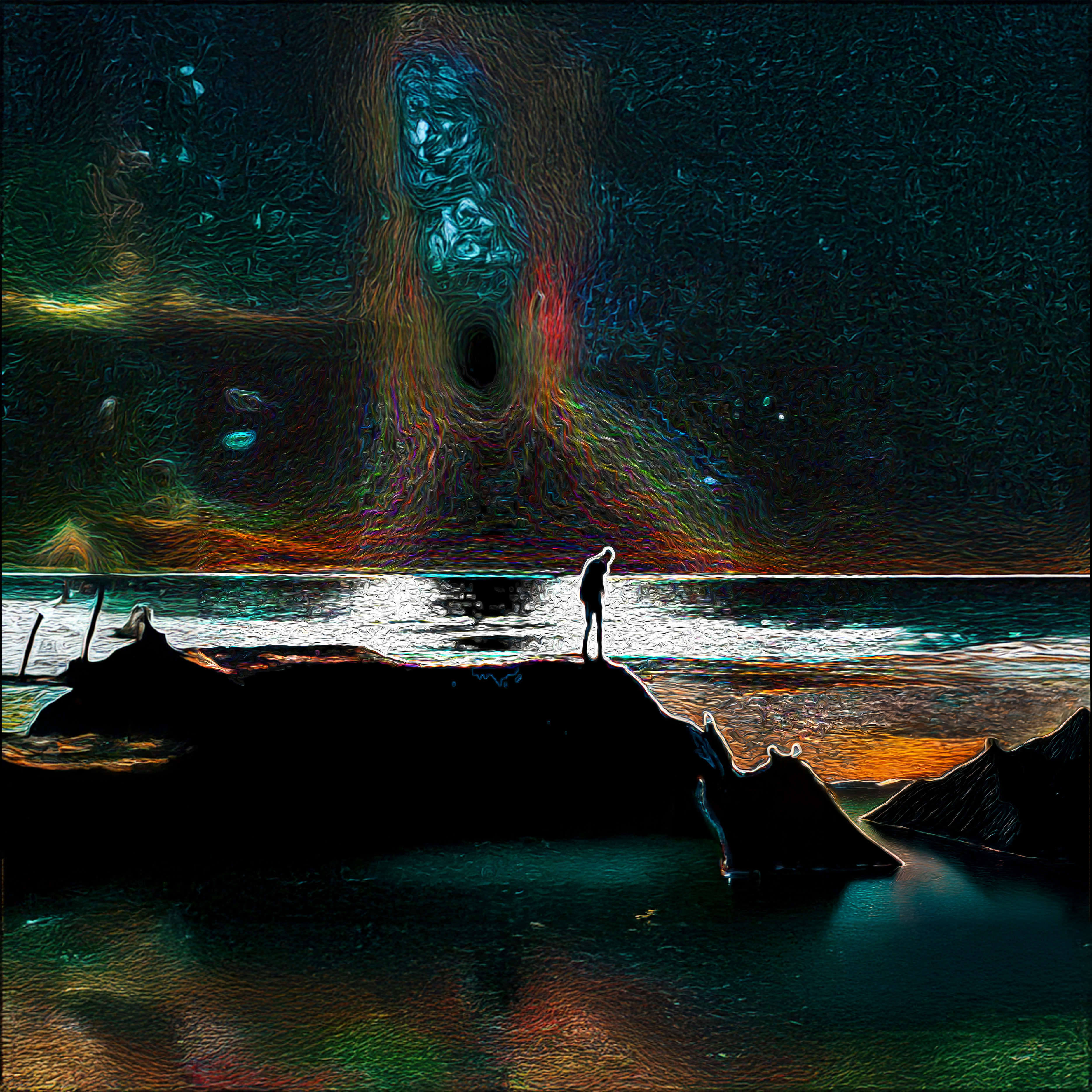 An abstract, music-reactive visual created for the Studio environment